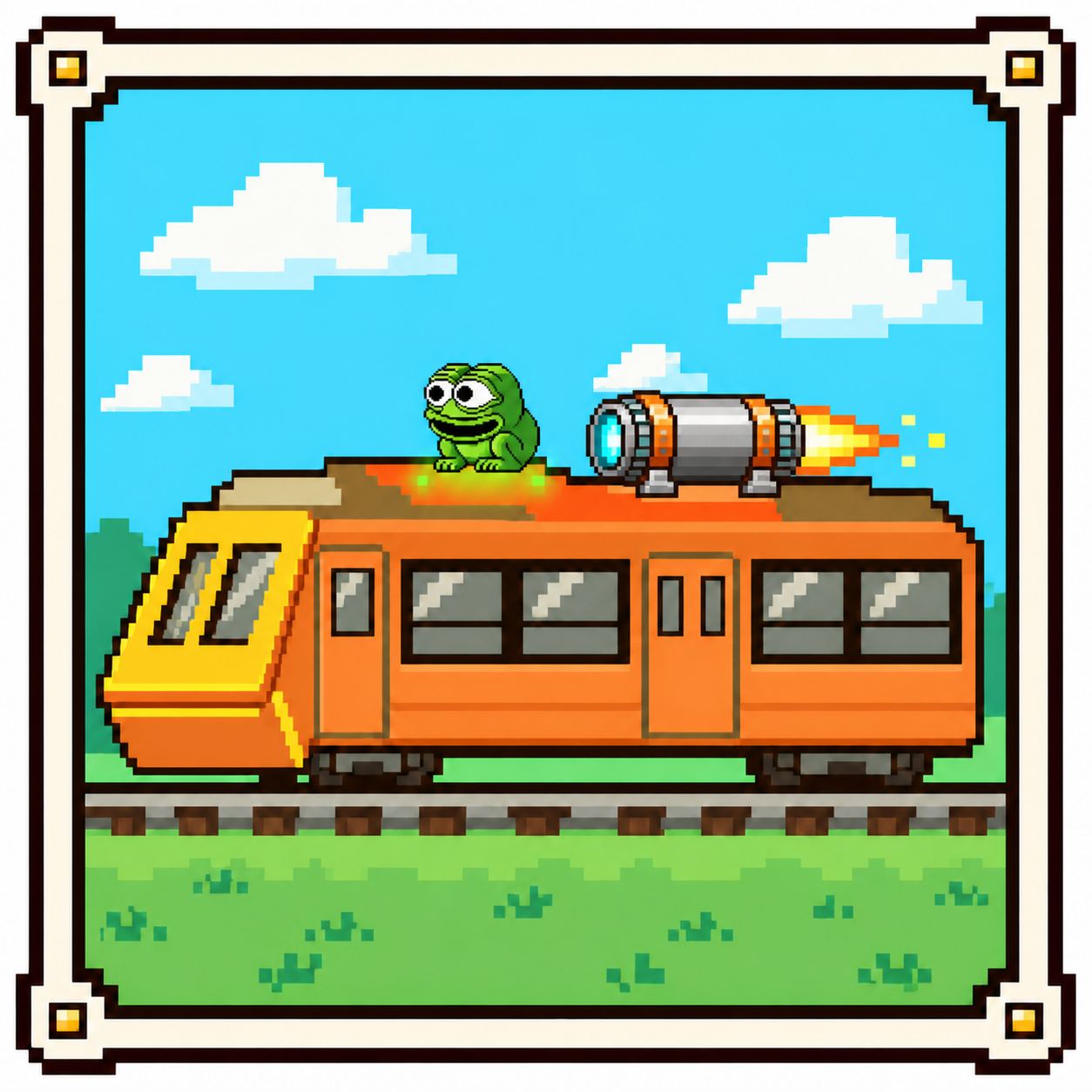 HappyTrain upgraded with Pepe and a turbine