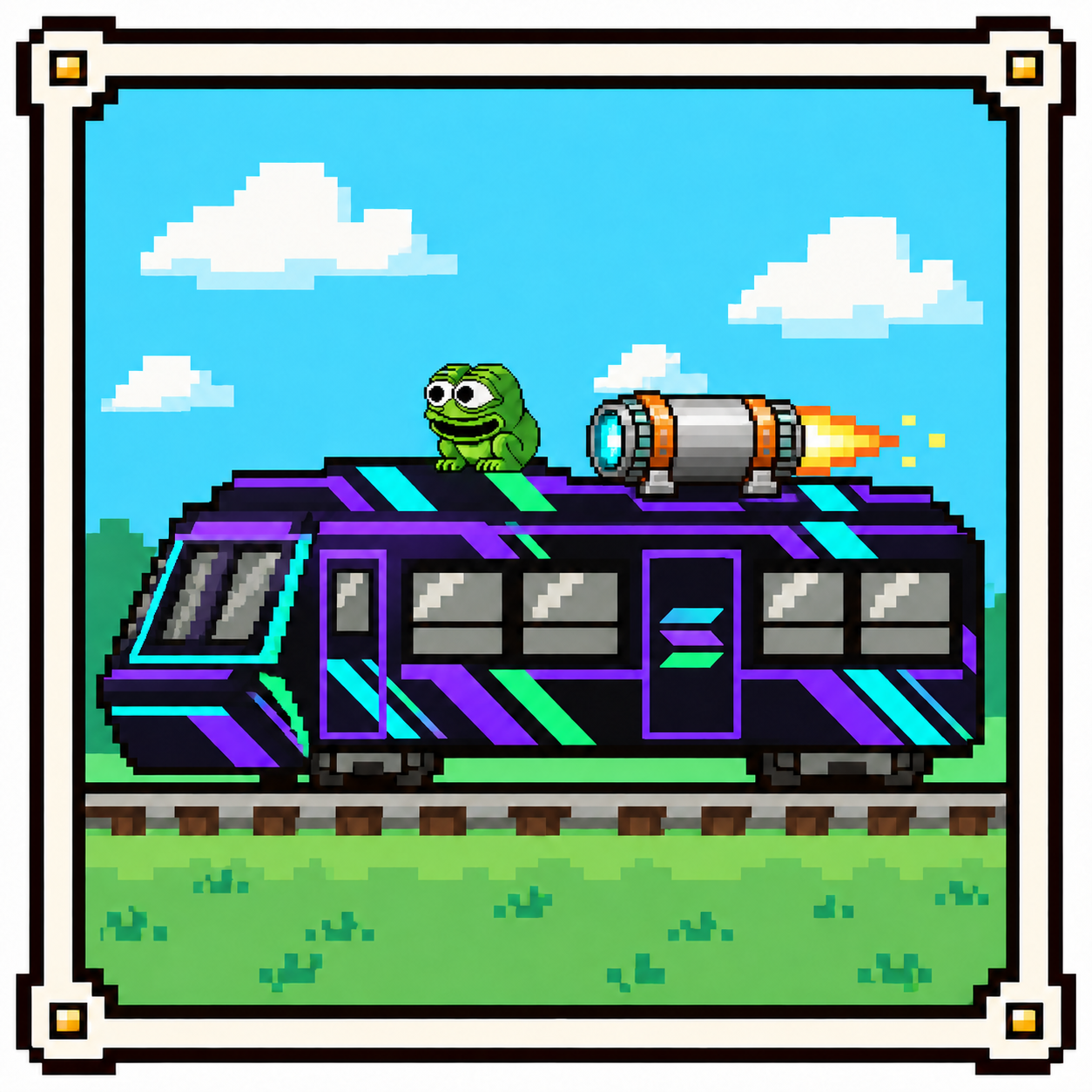 Fully upgraded HappyTrain with Pepe, turbine and RobinHood skin